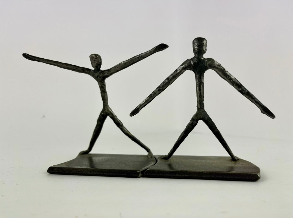 METAL FIGURAL BOOKENDS