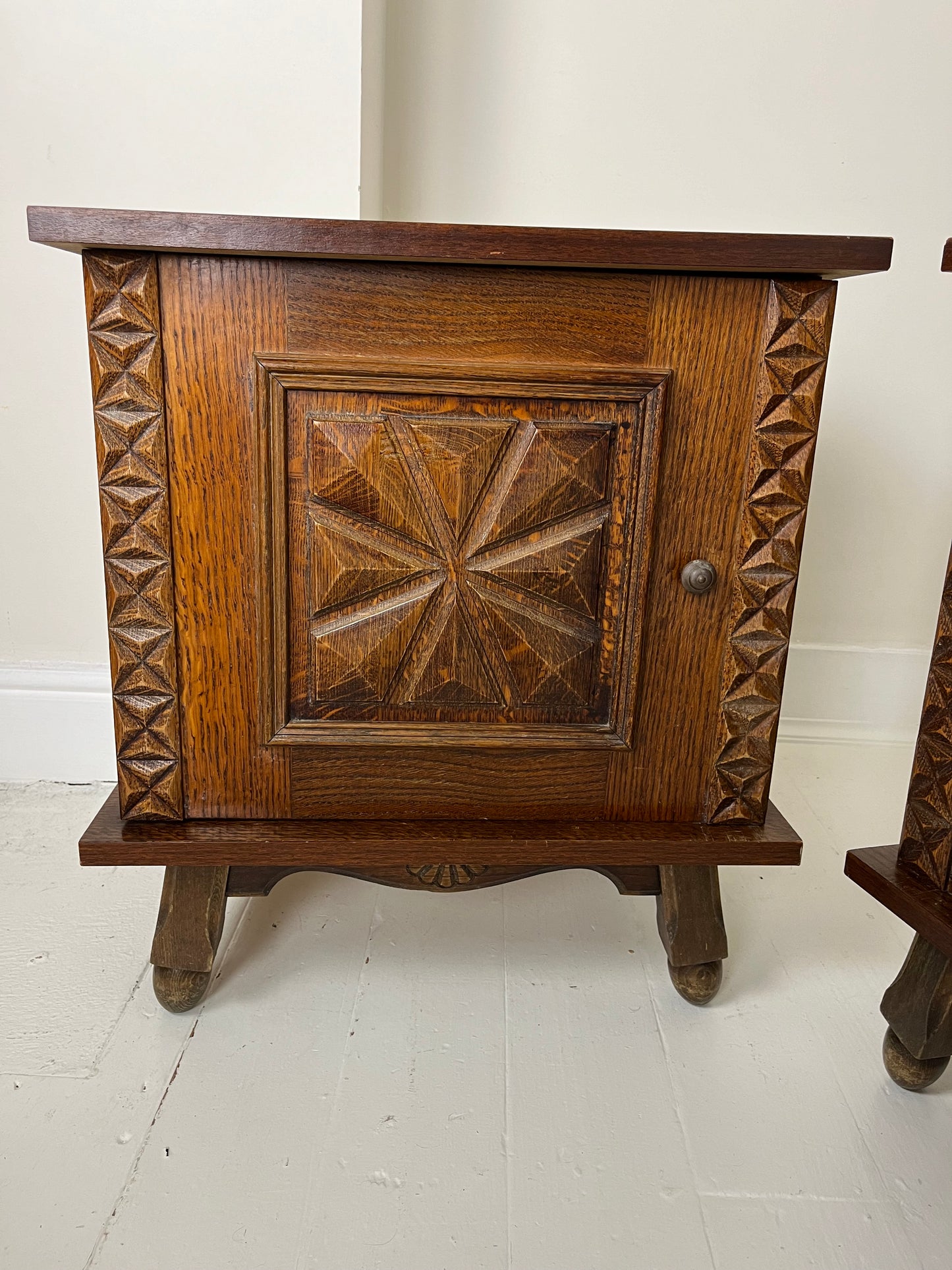 PAIR OF FRENCH BEDSIDE CABINETS