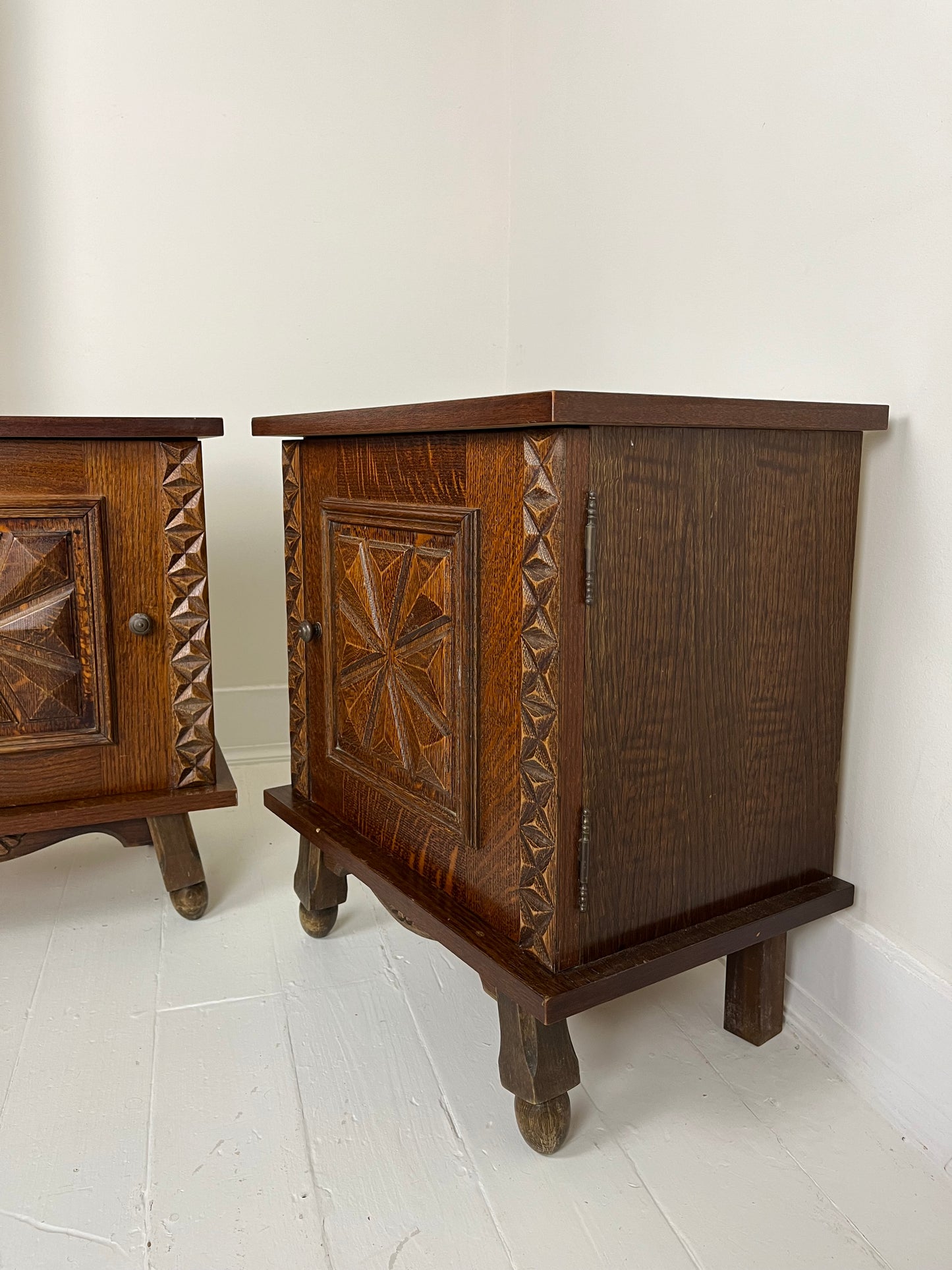 PAIR OF FRENCH BEDSIDE CABINETS