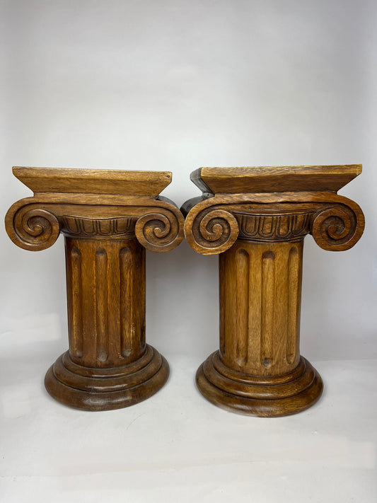 CARVED IONIC COLUMNS