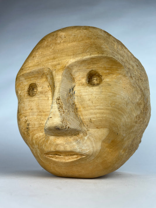 CARVED WOODEN HEAD