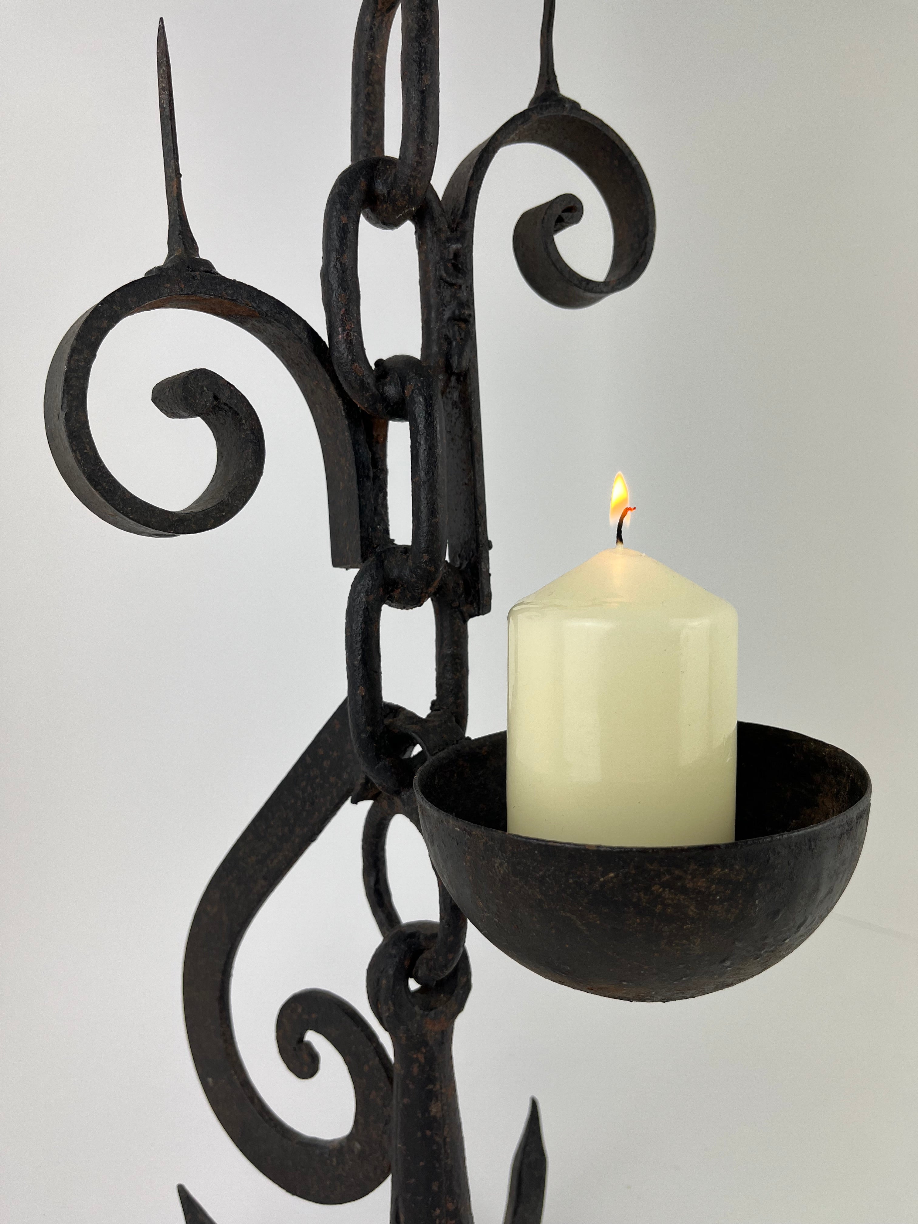 BRUTALIST WROUGHT IRON CANDLE HOLDER – Stanley Strange