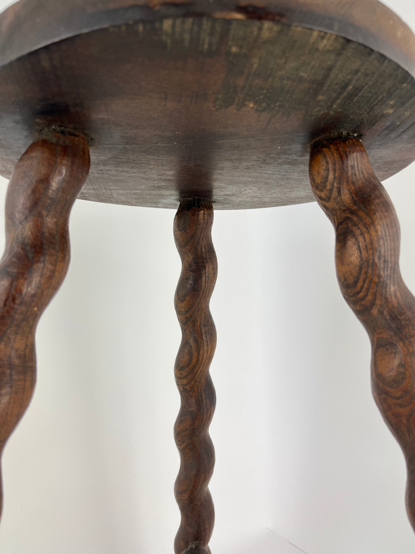 FRENCH BARLEY TWIST LEGS STOOL