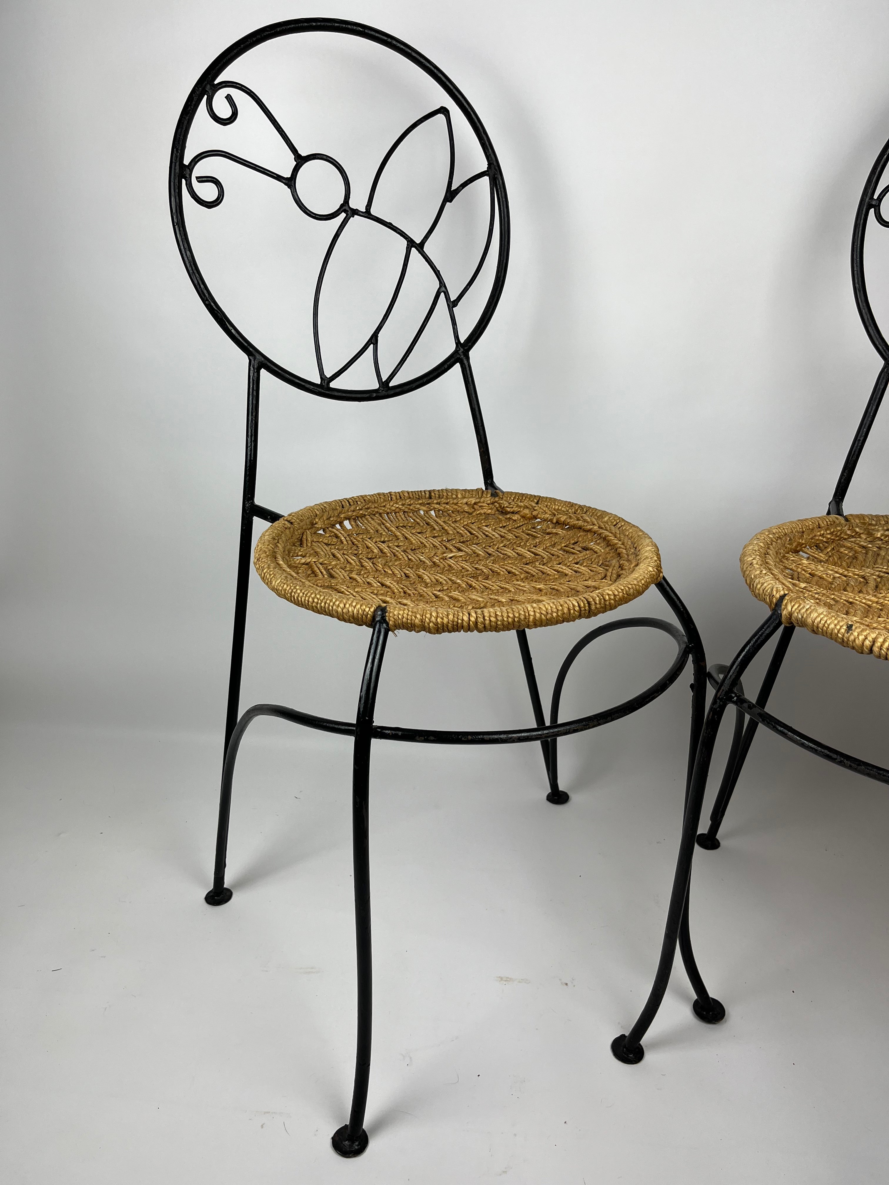 Iron best sale chairs designs